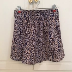 Tilly's patterned skirt